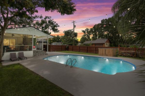 Resort-style home with a Heated Pool and a Huge Gated Yard